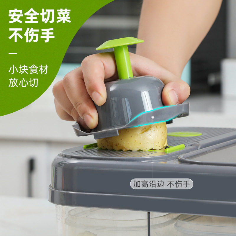 Cortador de verduras multifuncional de acero inoxidable, tablero de corte, cortador de verduras de cocina, cortador de corte de cocina, cortador de tira