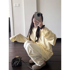 3215 # superniniyy必入金調性シンプルな純色の大きいtシャツはゆったりとしています。