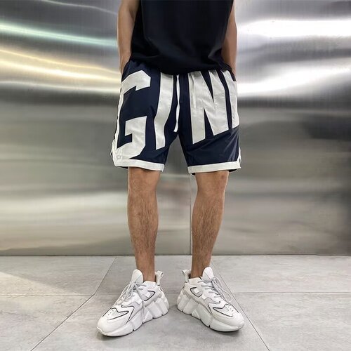 Men's sporty casual trendy five-pocket pants versatile middle-length shorts youth beach short pants summer five-pocket trendy pants