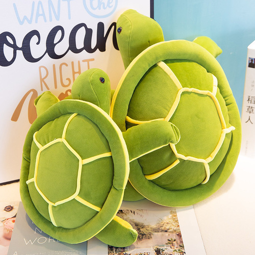 Down Cotton Soft Turtle Doll Plush Toy Simulated Turtle Pillow Rag Doll Doll Turtle Cushion Wholesale