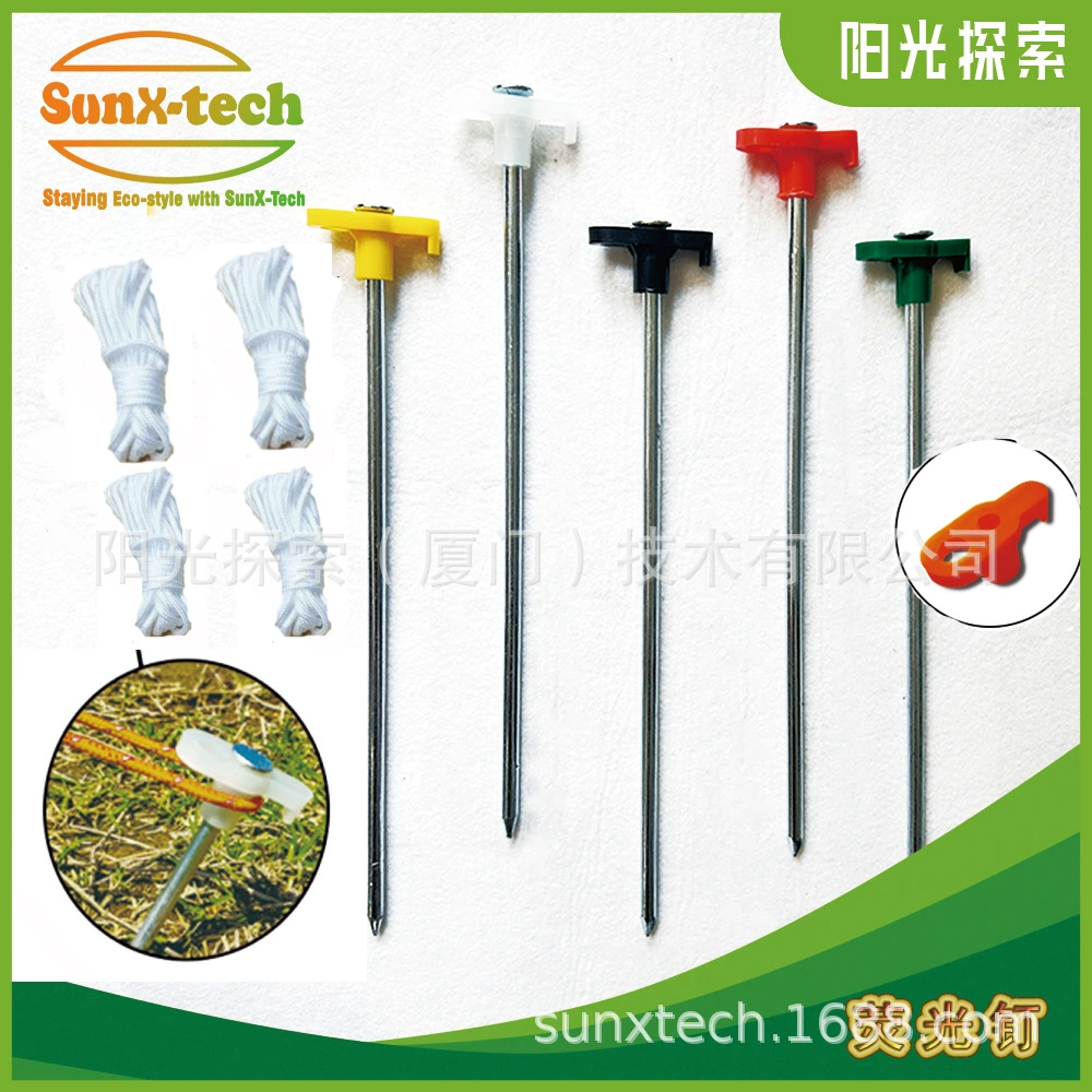 Т-образный пластиковый гвоздь 6 мм флуоресцентный гвоздь