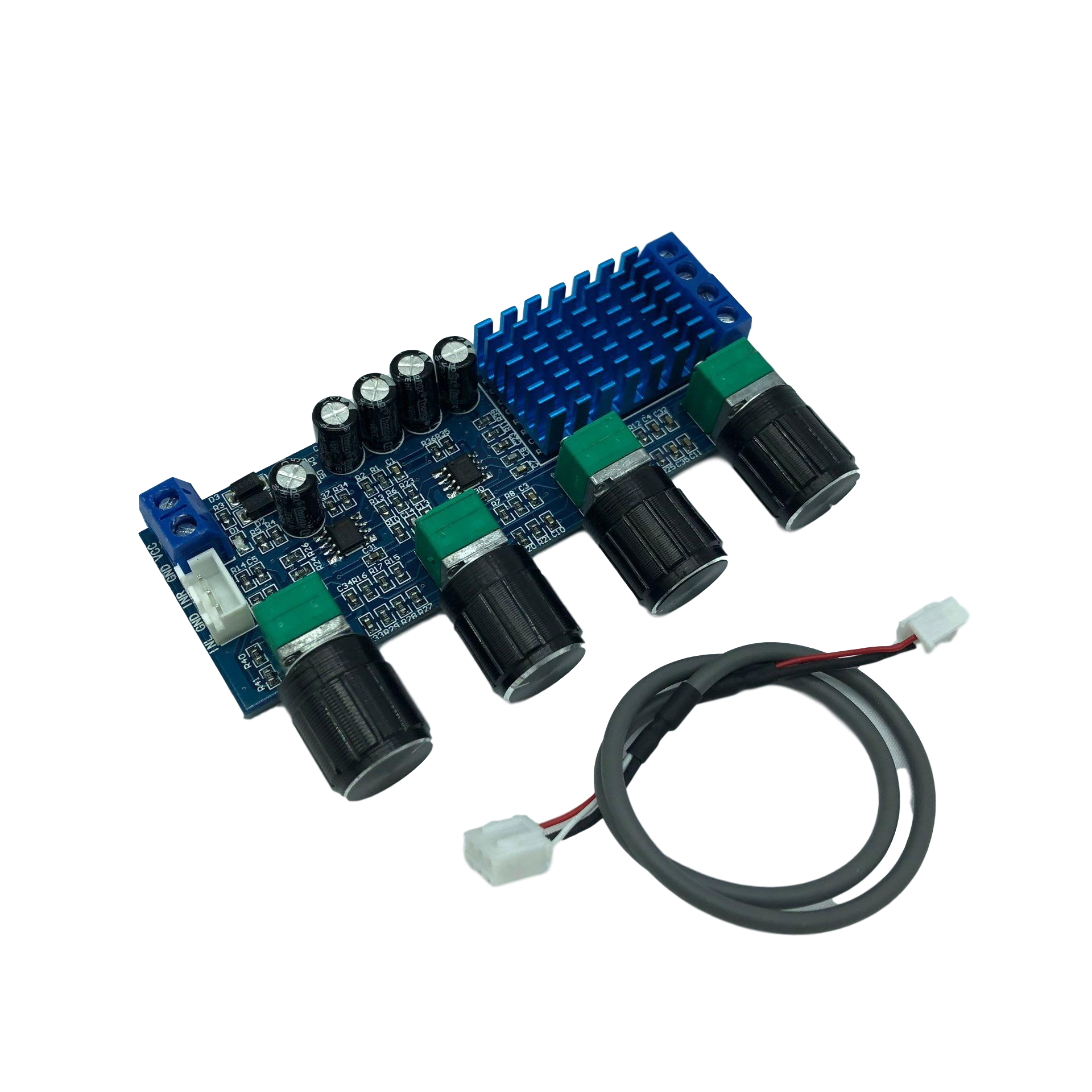 XH-M577 Digital Power Amplifier Board TPA3116D2 Audio Amplifier Board High Power Tone Board Operational Amplifier 12-24V