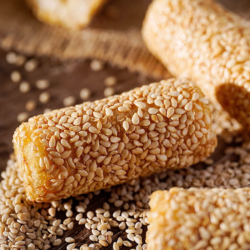 【7:00 PM Snack】Peanut Brittle with Sesame Core, Malt Candy, Peanut Roll Snacks Wholesale, Full Cart of Peanut Butter