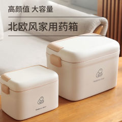 药箱家庭装家用大容量医药箱便携收纳盒应急药宿舍学生常备小药盒