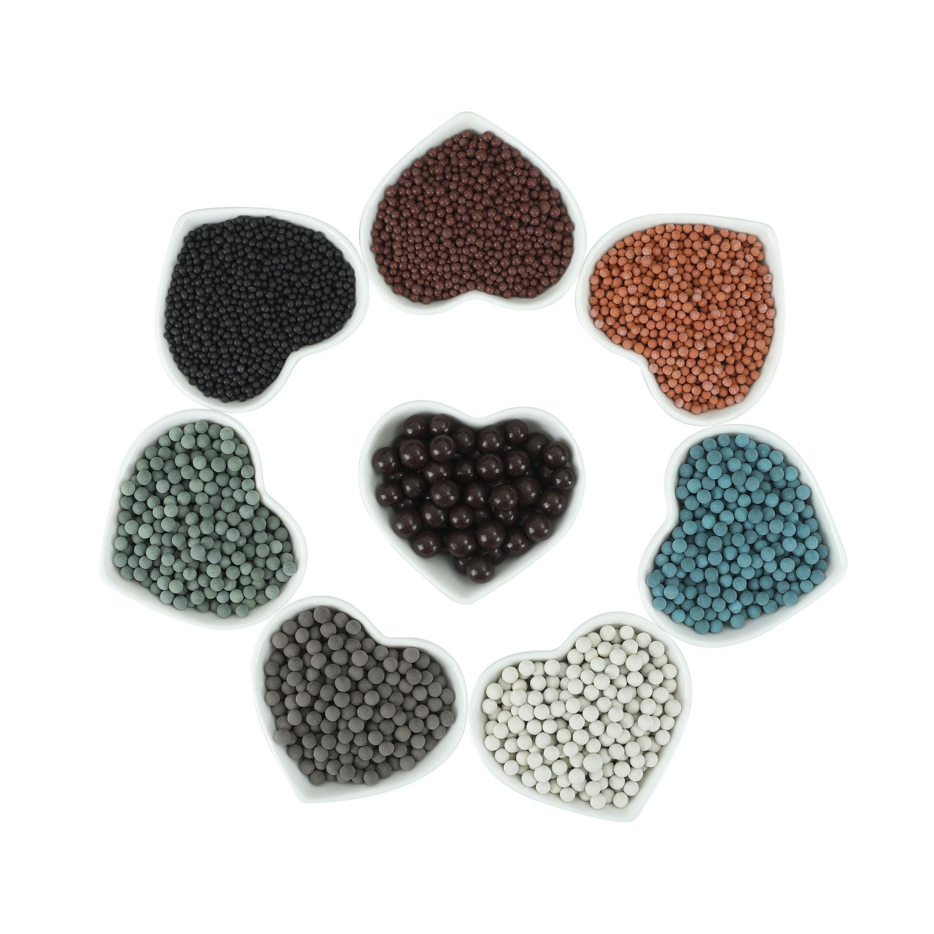 Manufacturers supply colored pottery balls Flower paving surface…