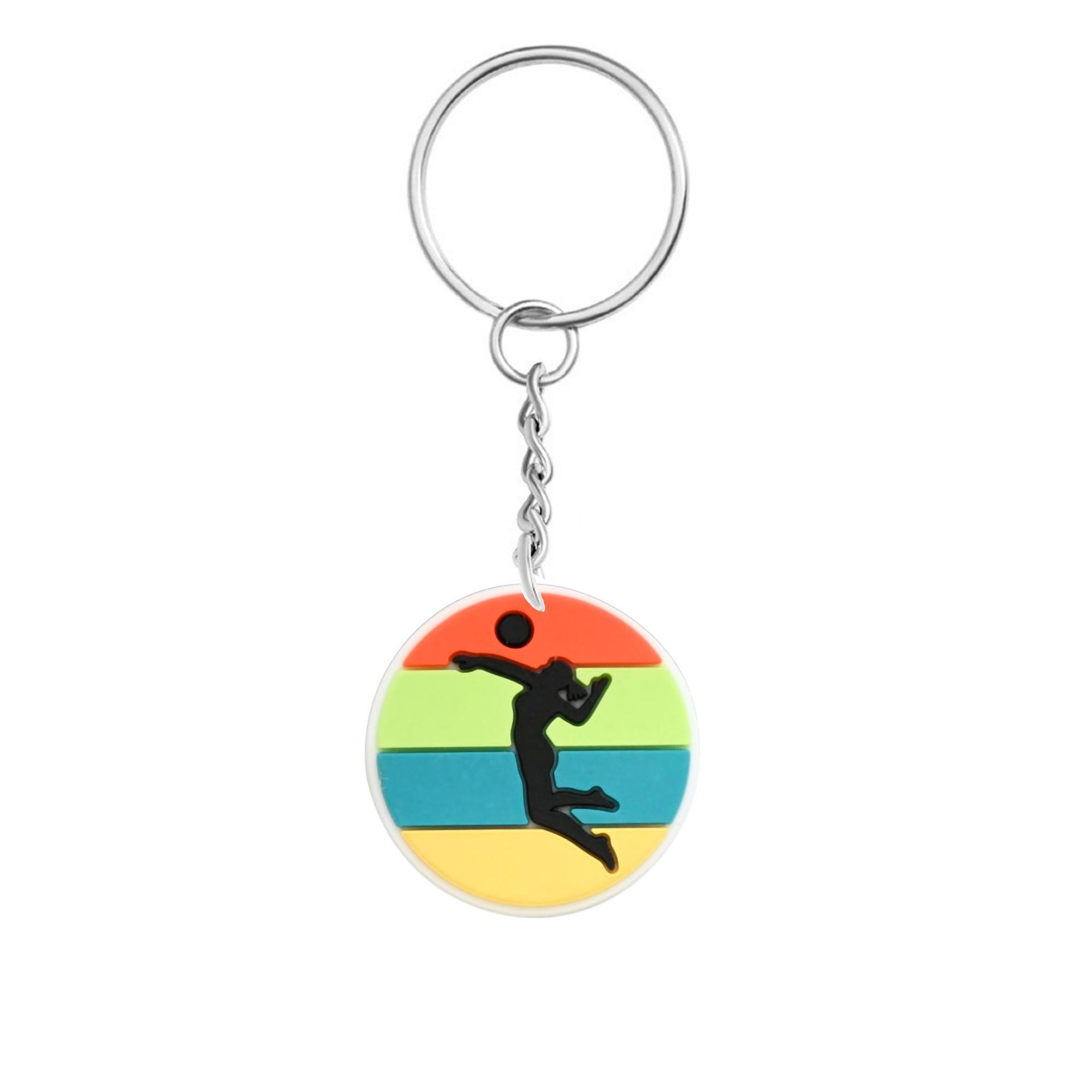 Nuevo deportivo serie de acessorios de pegamento suave de PVC DIY accesorios de llaves de decoración accesorios de caja de teléfono móvil accesorios de cabello al por mayor