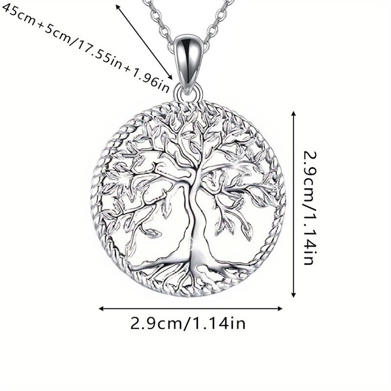 Collier pendentif arbre de vie design simple et épuré_voghion.com