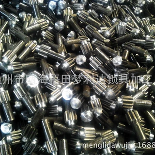 卷膜器齿轴 大型冷镦加工 大鹏卷膜器轴加工斗齿浙江梦利达否0212