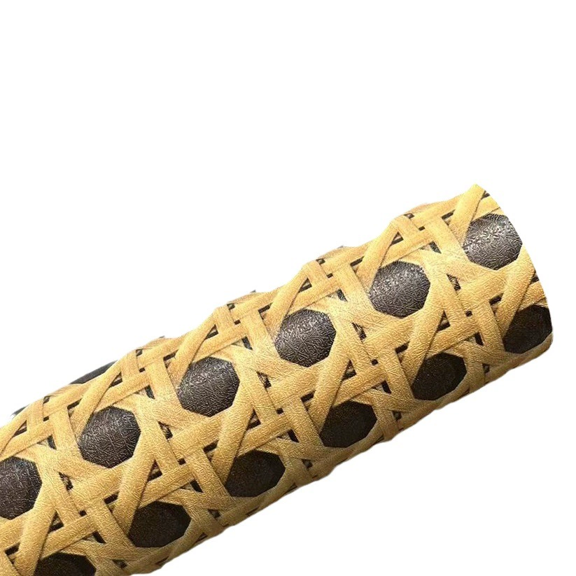 Самоклеящиеся обои Amazon 3D с узором «соты», ПВХ, в китайском стиле, имитация бамбукового плетения, ретро-дизайн, для декора гостевых домов, оптом