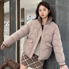 短款羽绒棉服女士2024年新款冬季棉衣外套面包服宽松加厚小棉袄子