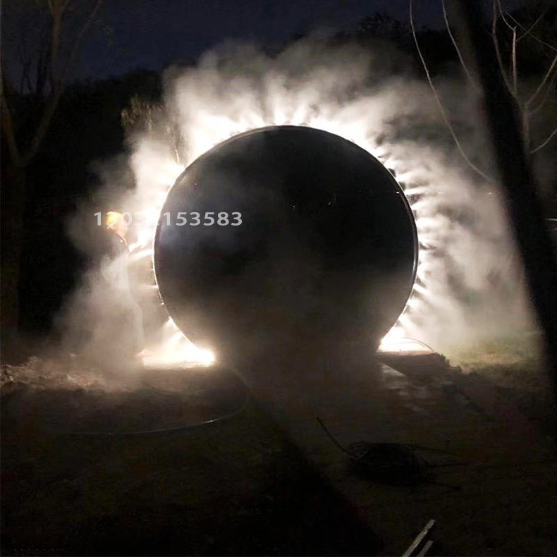 夏季新款加湿降温工具雾化隧道 公园景区一角造景利器水雾门厂家