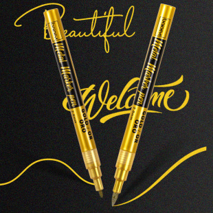 [can add ink] copy book xiuli pen golden calligraphy very fine block letters medium block letters soft head calligraphy pen invitation card