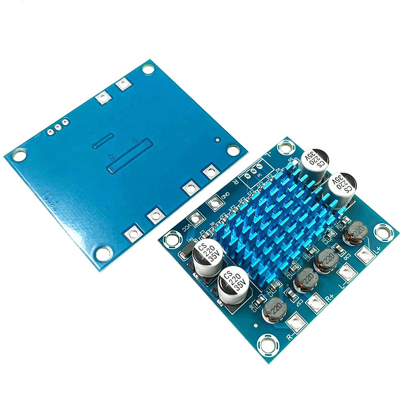 XH-A232 D类数字音频功放板高清音频放大模块供电12-24V输出30W*2