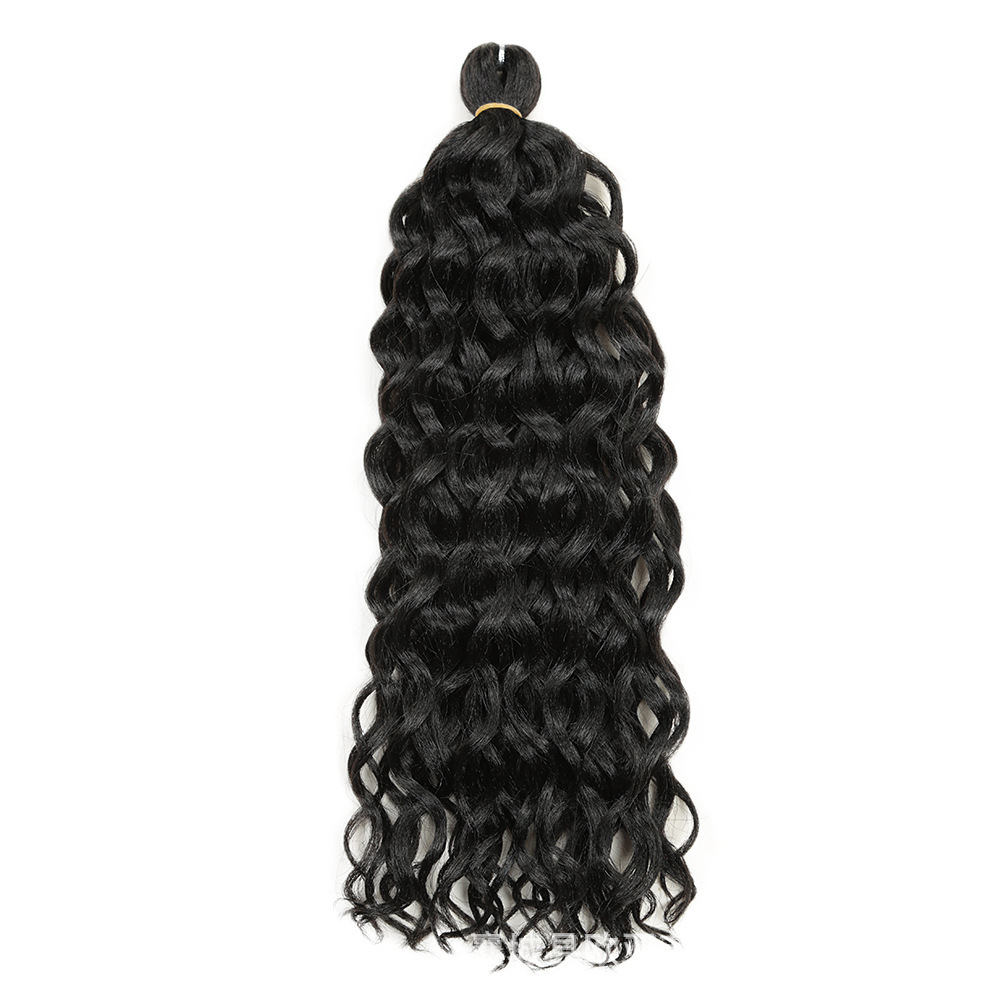 Hawaii roll HAWALL CURL peluca blanca ganchillo pelo África sucia trenza 24inch120g al por mayor