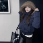 连帽保暖冬季加厚棉服