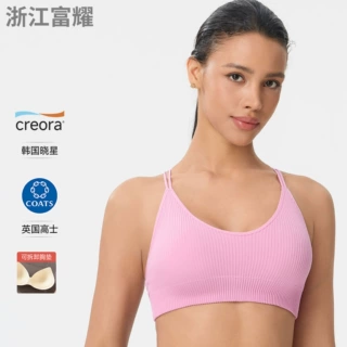 春夏户外聚拢带胸垫美背透气健身内衣大码运动文胸瑜伽防震背心女