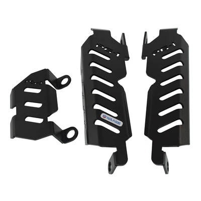 rear backrest headlight net | Motorcycle frame - caliper-guard-black