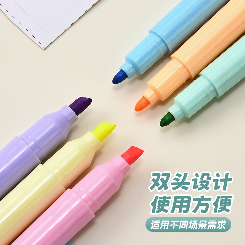 Puntero de doble cabeza personalizado marca de alto valor de color clave marca de color caramelo puntero de impresión LOGO