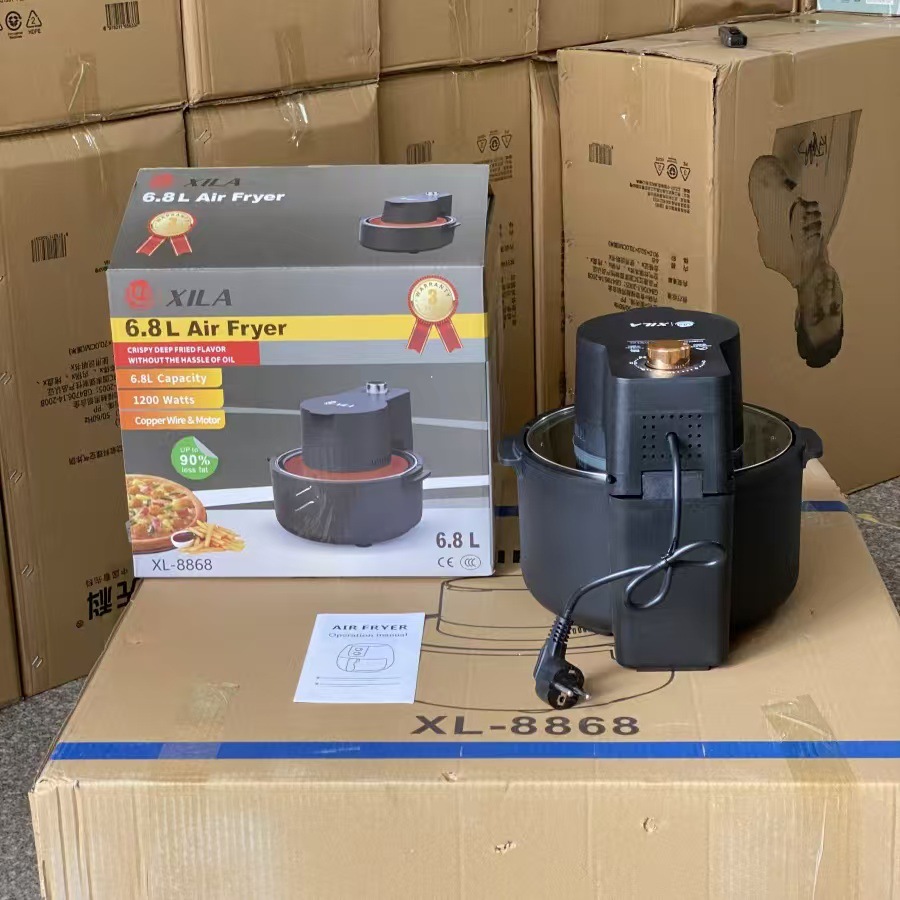 Foreign Trade European Standard Air Fryer Large Capacity Oil-Free French Fries Electromechanical Oven Electric Fryer Cross-Border Wholesale