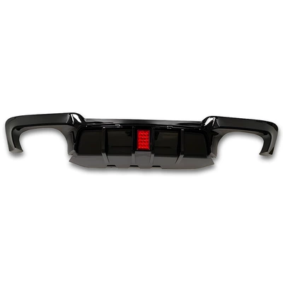 Suitable for Bmw 5 Series Fixed wind wing - bright-black-square-lamp-style