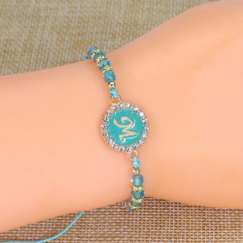 Lady Letter Alloy Unisex Bracelets 1 Piece