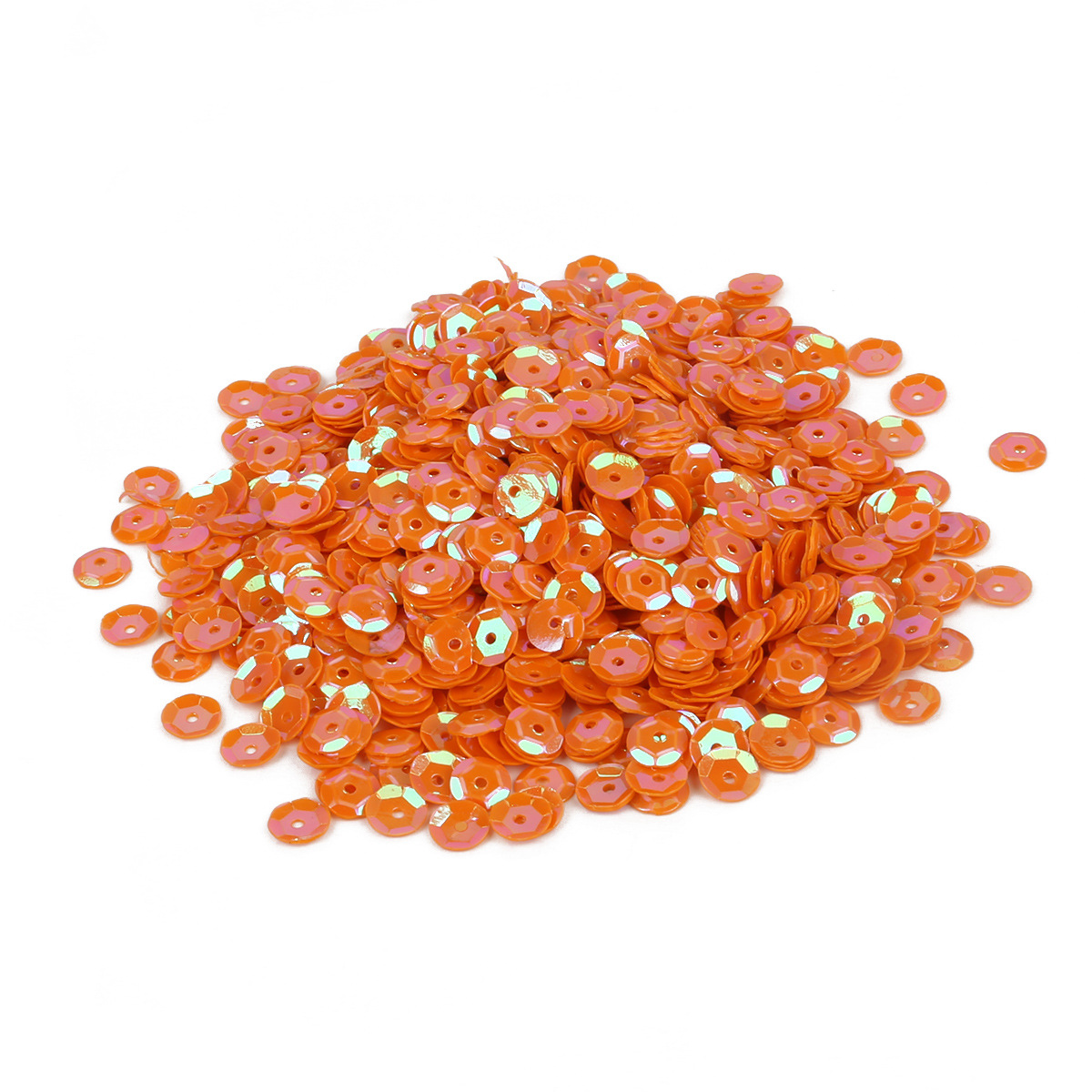 Color -plated sequins orange -red