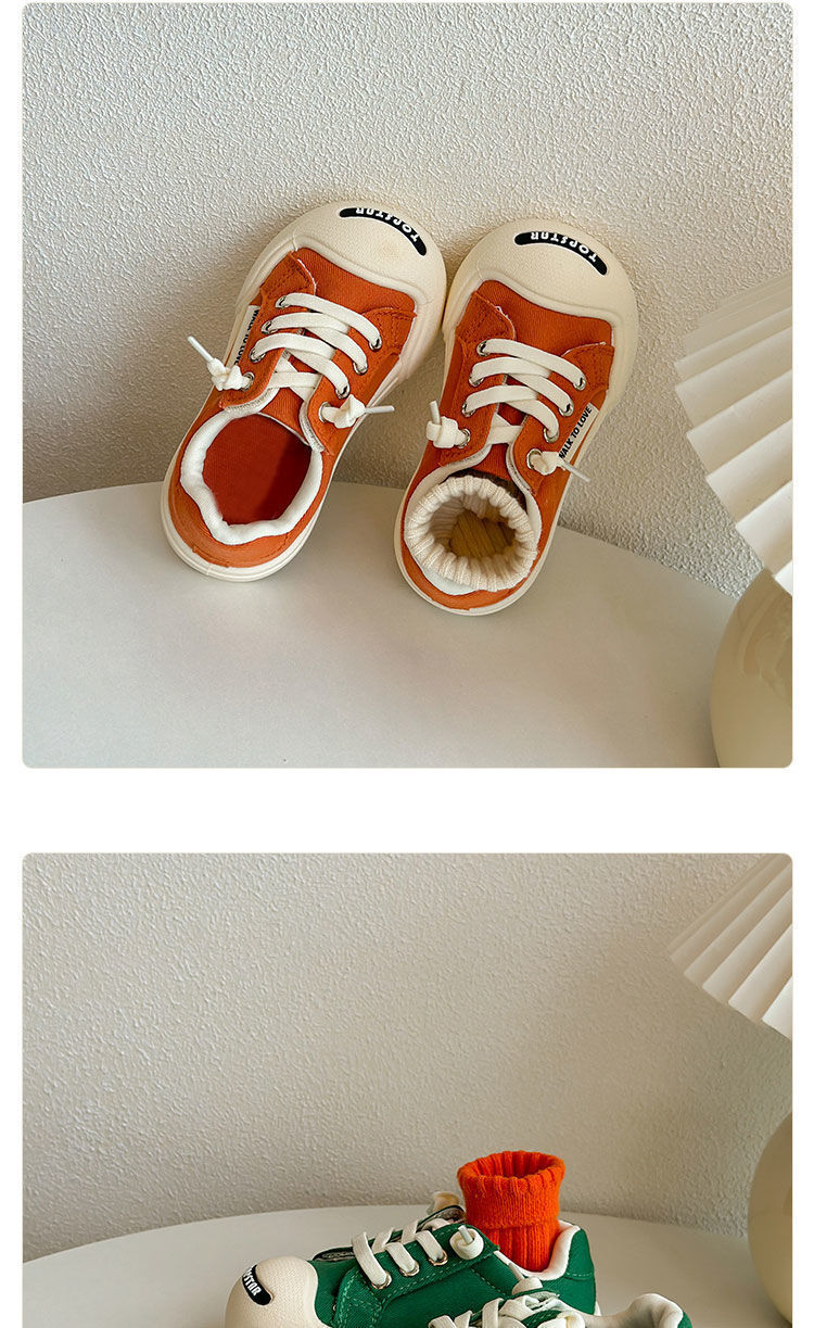 Tongku Rabbit Children's Ugly and Cute Canvas Shoes Spring and Autumn Boys' and Girls' Velcro Board Shoes Korean Version_voghion.com