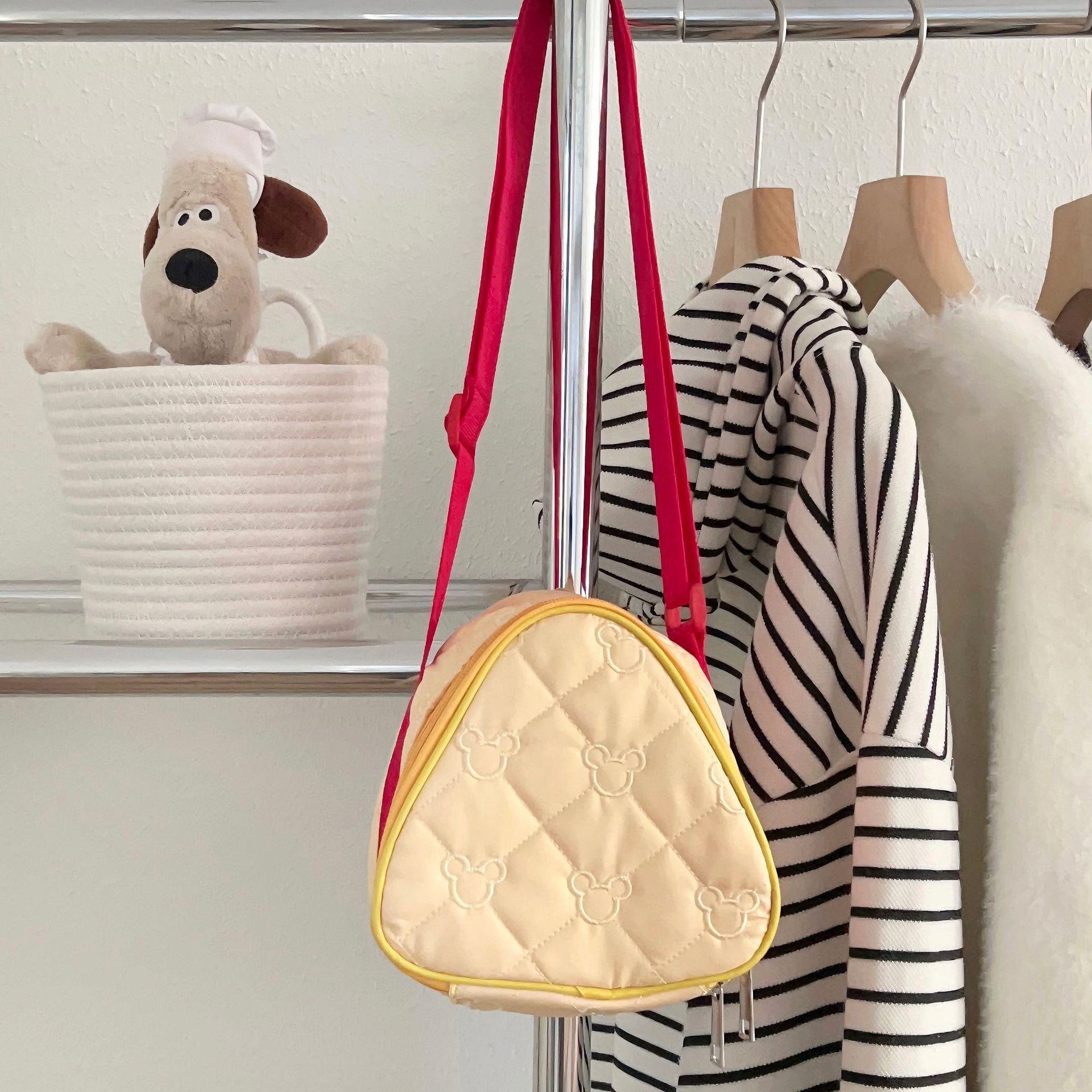 샌드위치 카메라 가방 메이크업 가방 저장 가방 작은 가방 화장품 가방 저장 가방 세탁 가방 도시락 가방 입 빨간 봉투 여성용