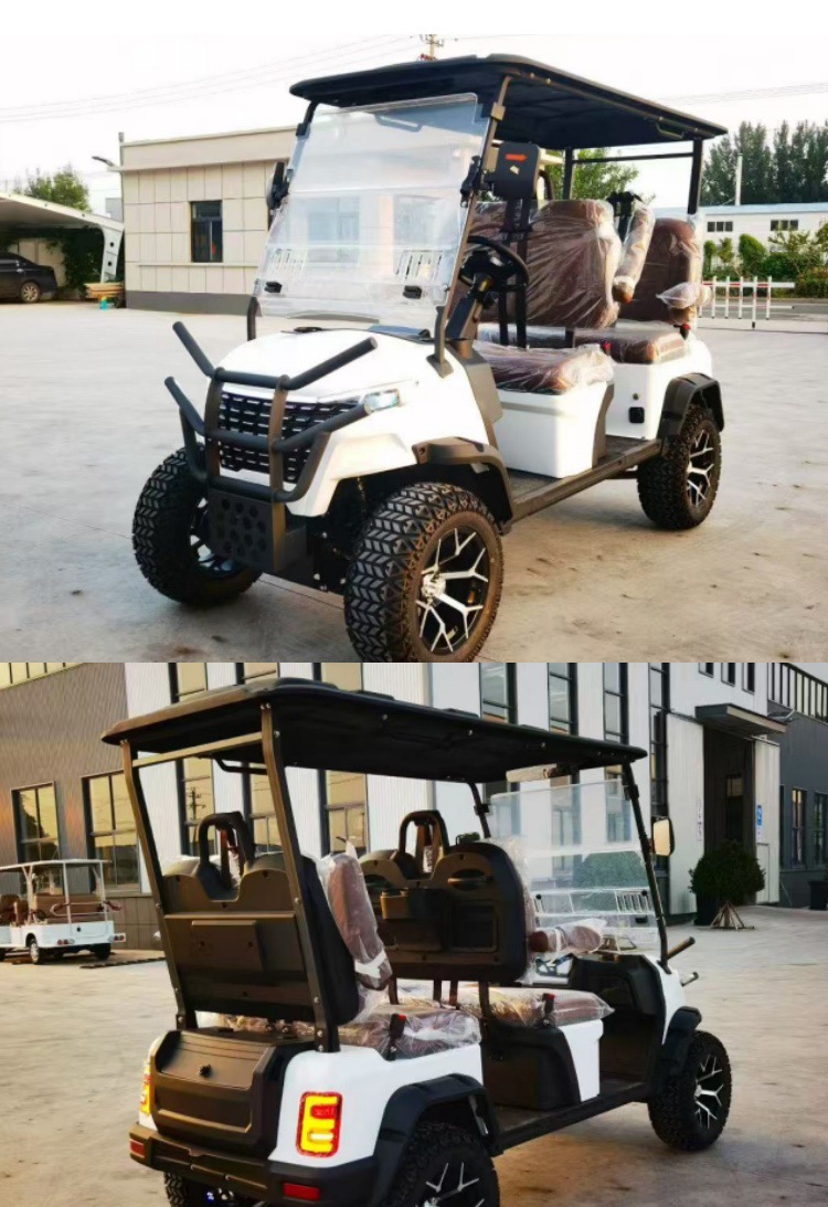 Golf Patrol Shuttle Bus, Hotel, Factory, Tourist Attraction Sightseeing Vehicle, Golfcart, Electric Golf Cart