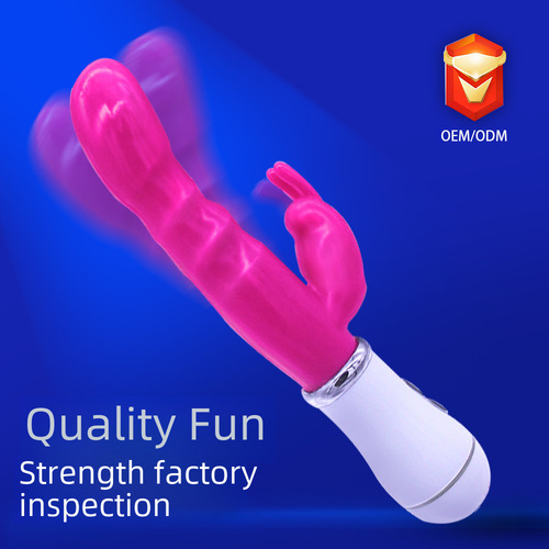 Jilili Rabbit Dual Vibration Egg Massager for Women, Electric Simulated Penis Vibrator, Adult Toys