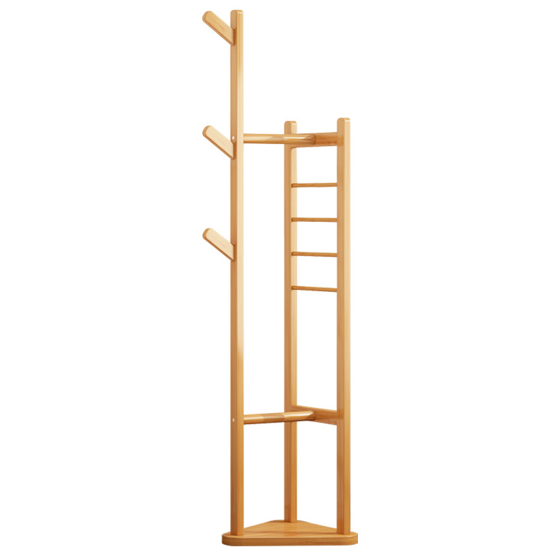 Percha de piso simple perchero hogar alquiler habitación percha bolsa de almacenamiento estante multifuncional sombrero