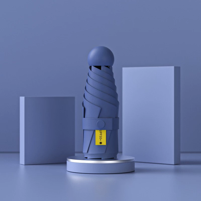 Umbrella solar-powered, small capsule, (Physicals), gradient, wholesale