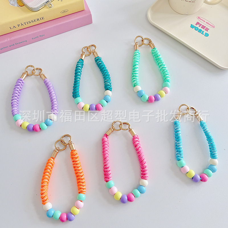 Handmade Rope Mobile Phone Case Wrist Strap Bag Shoulder Strap Portable Lanyard Anti-Lost Mobile Phone Chain Lanyard