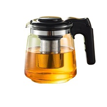 加厚泡茶壶保温茶壶耐热玻璃花茶壶大容量水壶家用冲茶器玻璃壶无