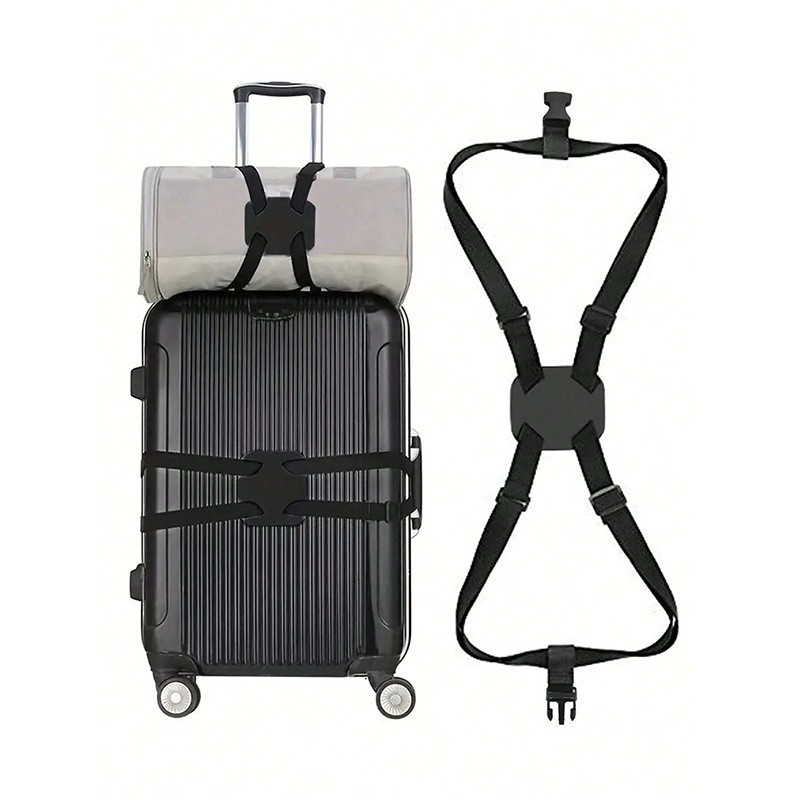Multi-functional luggage packing belt suitcase anti-falling elastic elastic rope binding belt luggage bag fixing belt