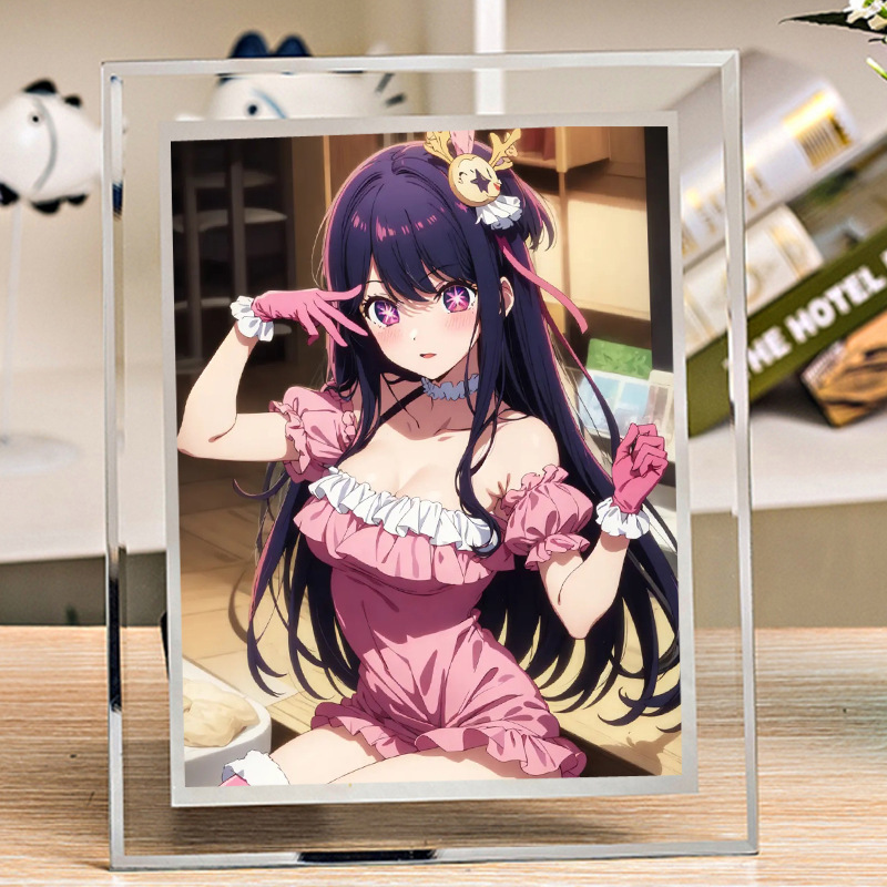 The children I pushed set up the stage around the star wild love idol Japanese animation secondary picture diy photo frame