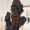 Advanced hairgrip with bow, hairpin, ponytail, hairpins, high-quality style, internet celebrity