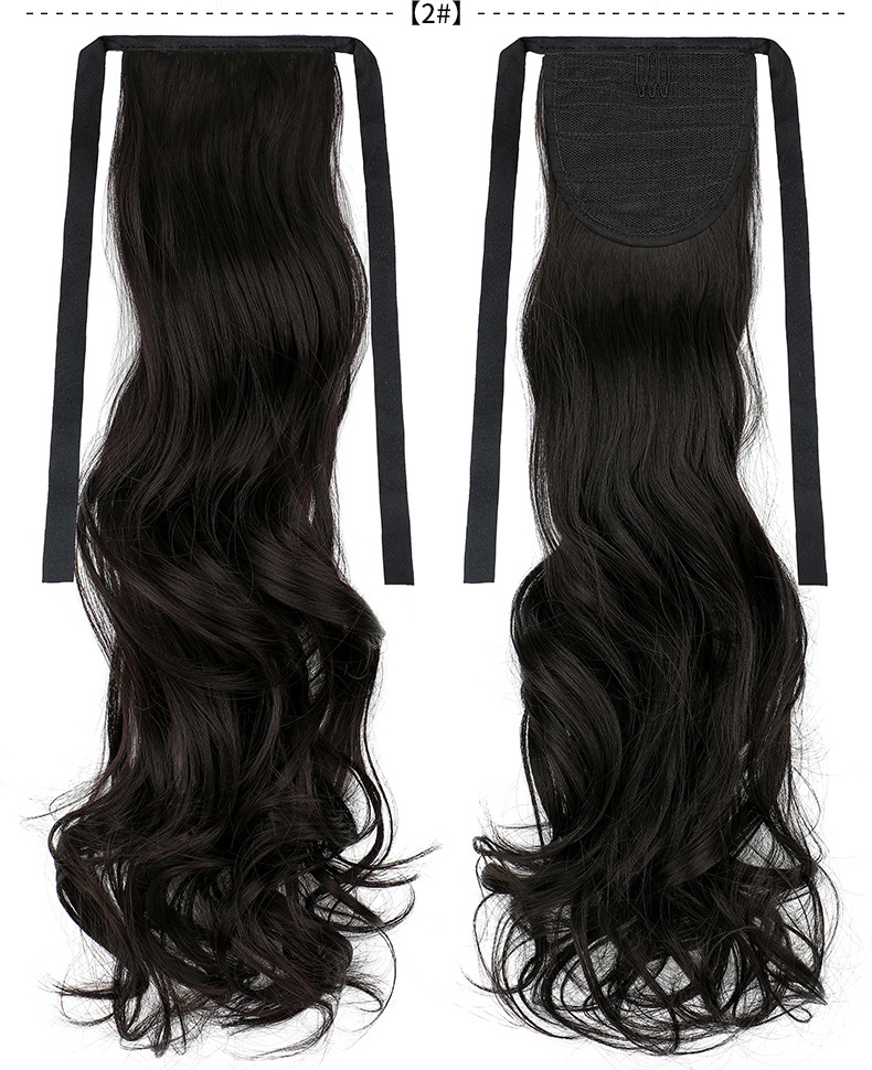 2024 Hot Selling Wig Women's Long Curly Hair Strap Style Wig Ponytail Seamless Extension Ponytail Braid_voghion.com
