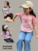 Summer children's summer clothing, cartoon short fashionable T-shirt, jacket, with short sleeve