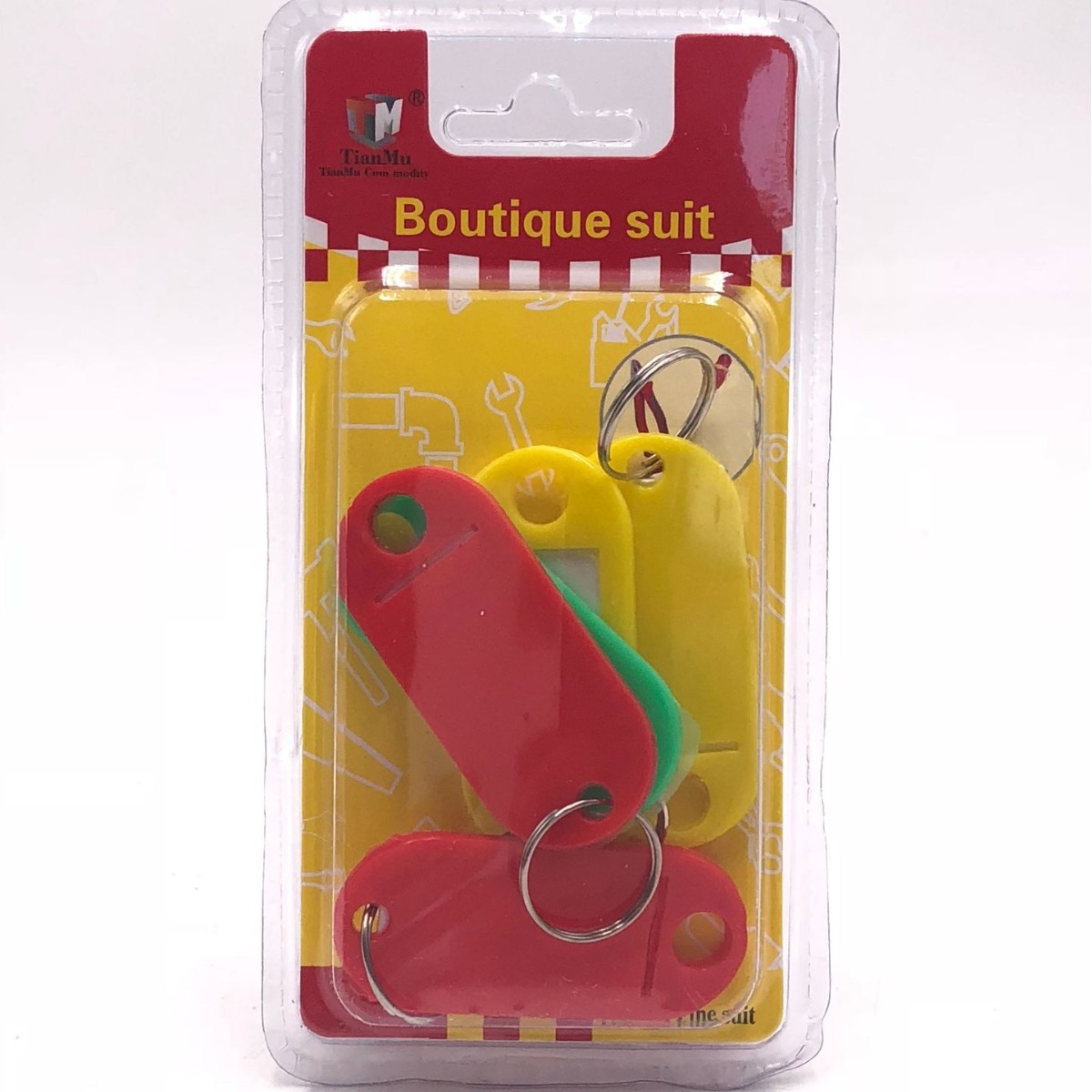 五金塑卡方吊牌 钥匙牌 宾馆酒店号码牌标签分类牌 两元店货源