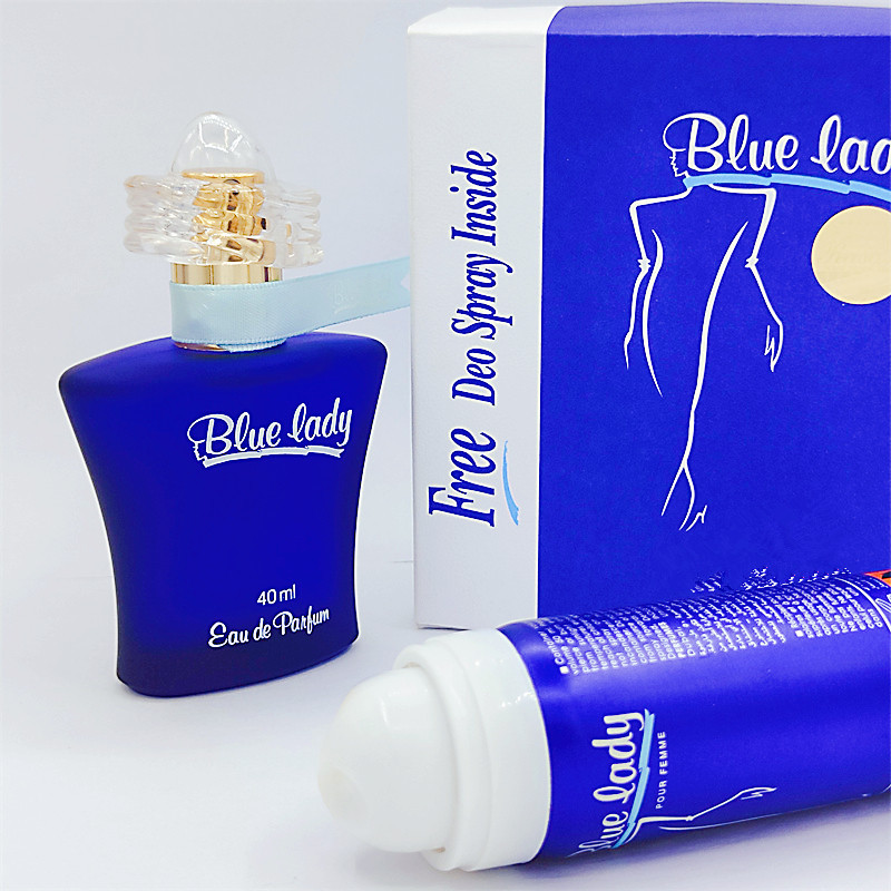 Parfum tendance Blue Lady Boutique pour femmes, Spray corporel, ensemble de parfum frais persistant, nouvelle collection 2023_voghion.com