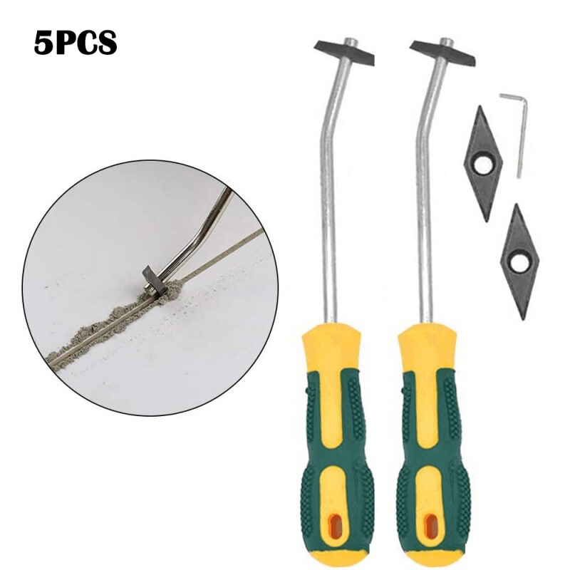 5-piece Grouting Tool Grouting Washing Brush Tile Joint Cleaning Brush Tile Joint Grouting or Cleaning