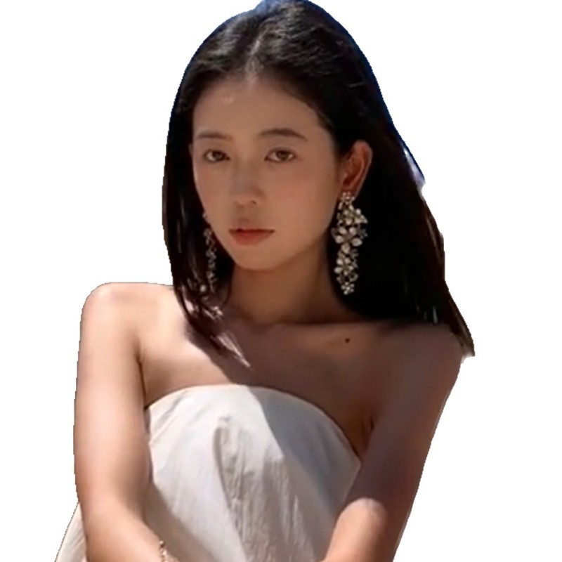 复古做旧金属小花朵长款耳环女款轻奢高级感流苏耳钉时尚百搭耳饰|undefined