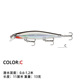 7 Colors Sinking Minnow Lures Deep Diving Minnow Lures Fresh Water Bass Swimbait Tackle Gear