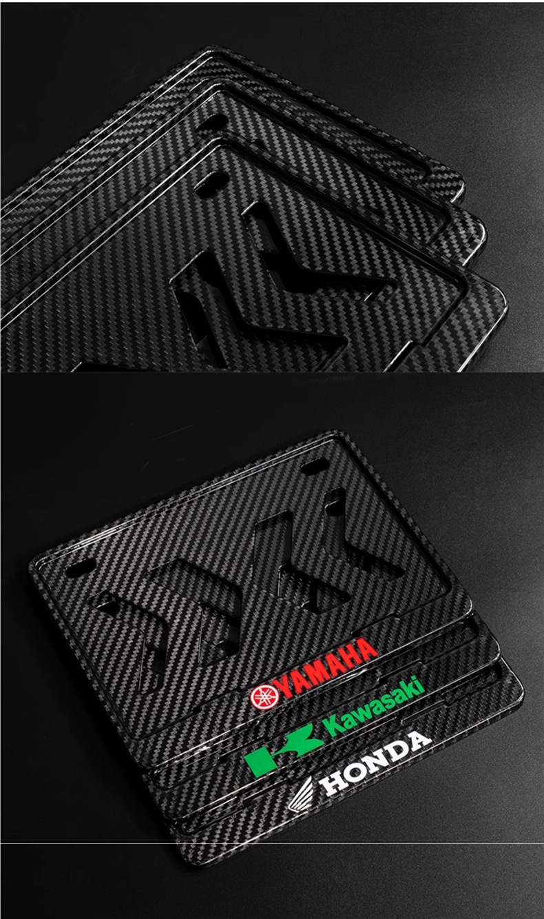 Motorcycle Rear License Plate Frame License Plate Frame Motorcycle Cover Pedal Frame Yamaha Kawasaki Suitable for