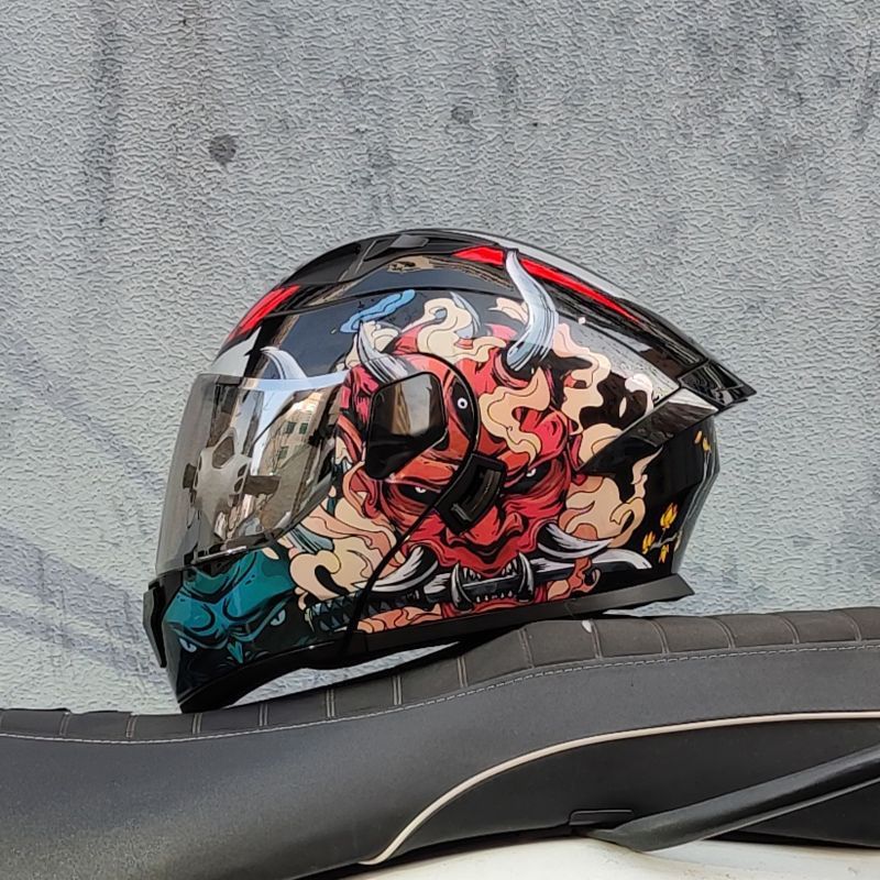 Motocicleta con doble espejo, casco para hombres y mujeres, casco para motocicletas, cuatro estaciones, cola de locomotora, casco Bluetooth, nuevo estándar nacional