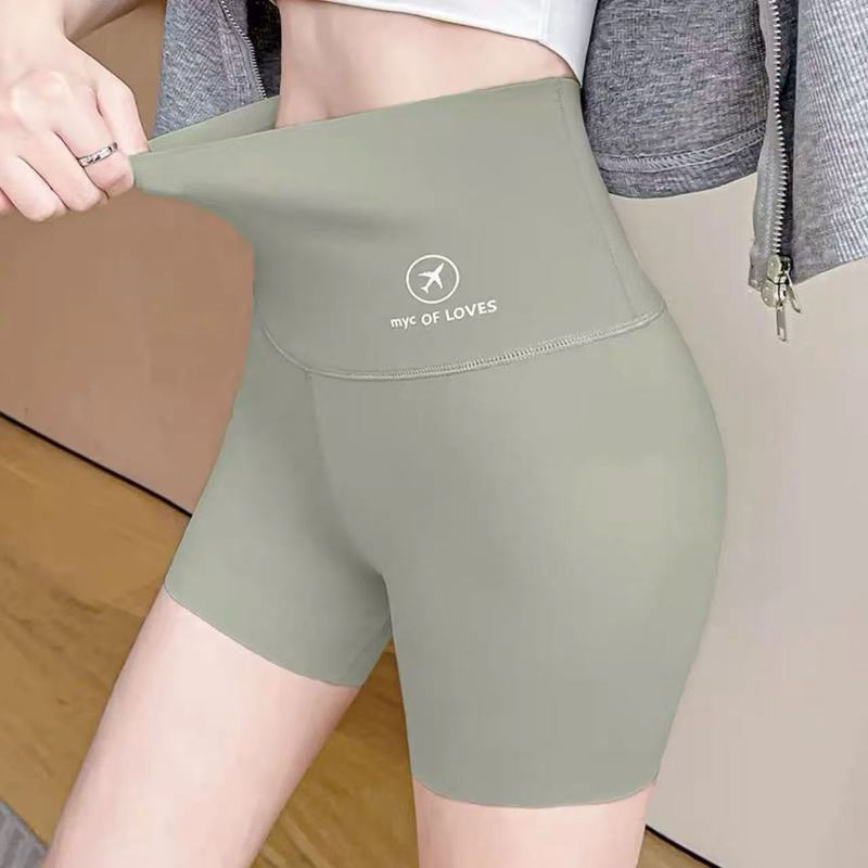 防走光打底瑜伽鲨鱼裤安全裤女外穿夏收腹提臀冰丝三五分短裤批发|undefined