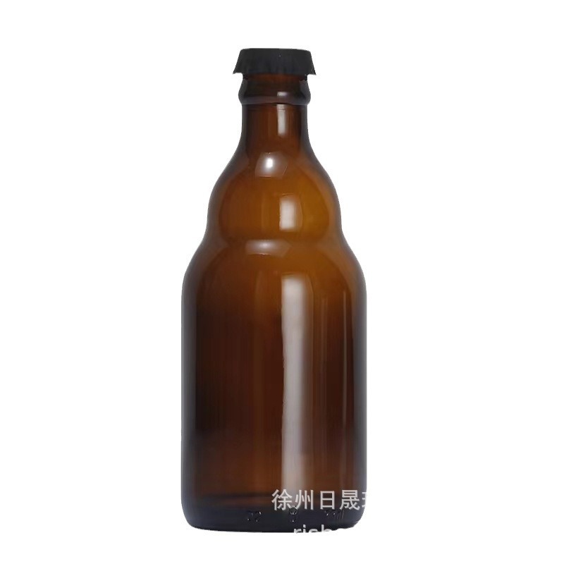 現物茶色330mlビール瓶ベルギー白熊ビール瓶空瓶500mlガラス飲料包装瓶|undefined