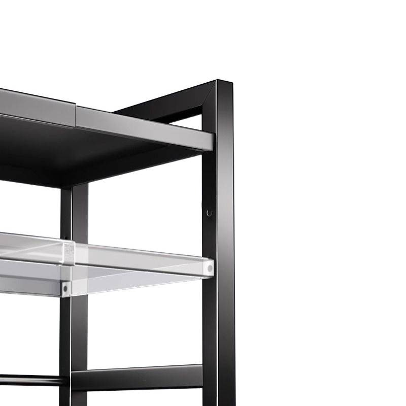 Estante de microondas telescópico estante de cocina estante de horno estante de horno multifuncional doméstico espacio de aluminio de doble capa mesa arrozera eléctrica