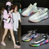 shoes Trendy shoes motion 2021 Spring and summer new pattern Korean Edition ventilation Rainbow student Coconut 350